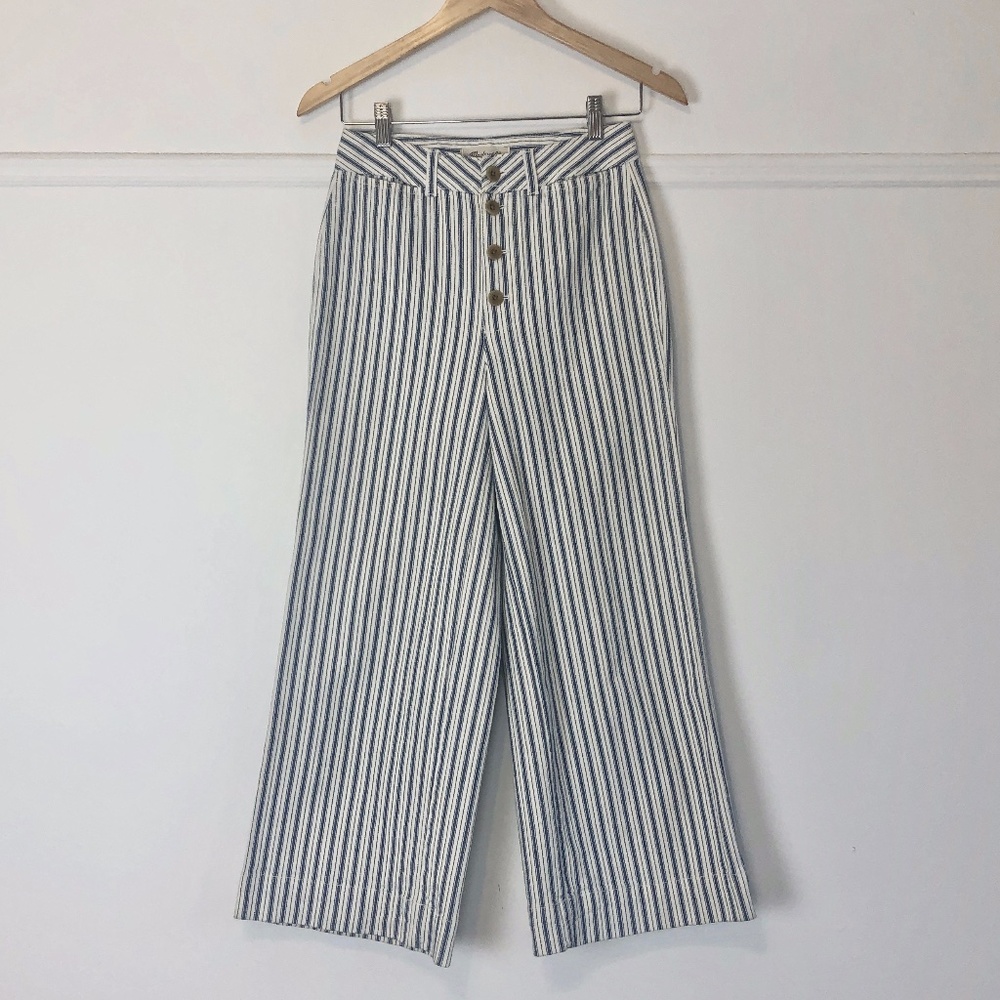 Madewell High Rise Wide-Leg Pants